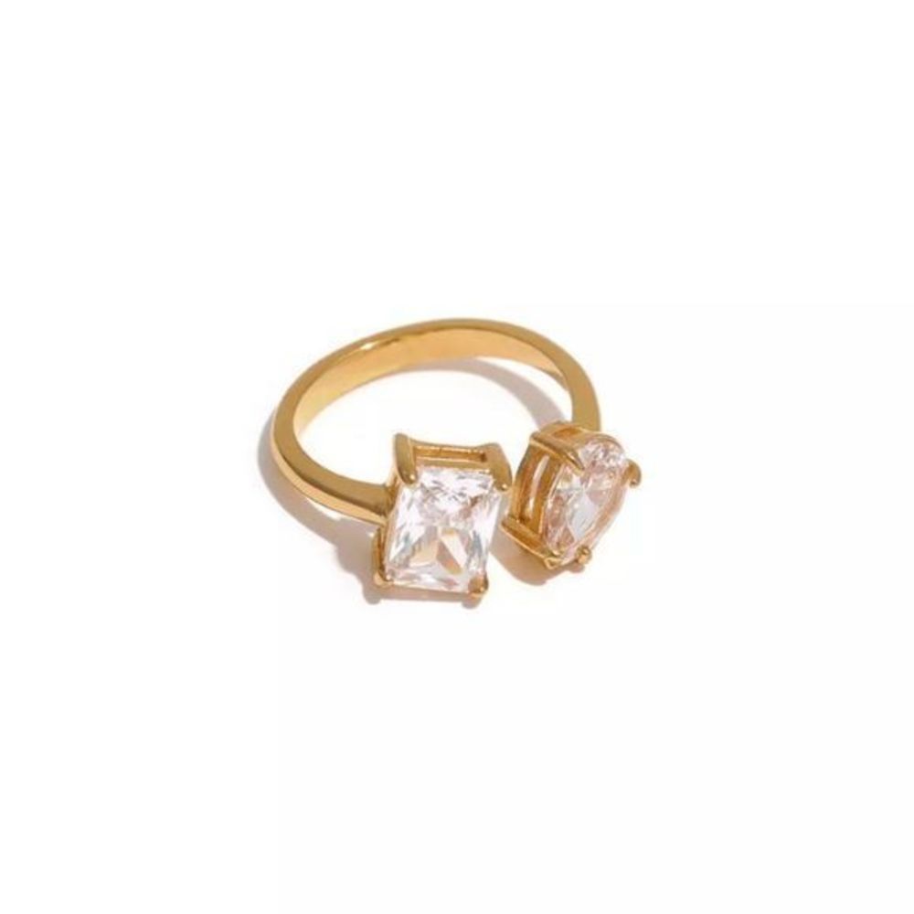 Yojoy Gold Plated Crystal Ring - Picture 3 of 8
